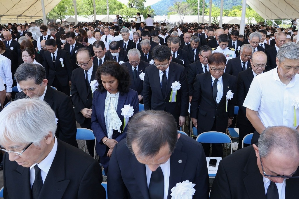 79 years since the atomic bombing of Nagasaki, Japan