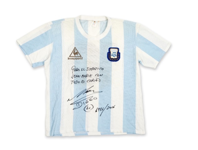 Maradona’s jersey worn at the 1986 World Cup in Mexico is up for auction