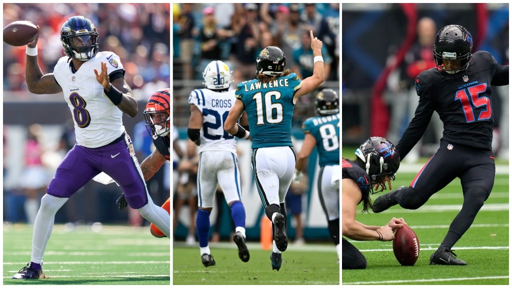 Ravens, Jaguars and Texans achieve close victories