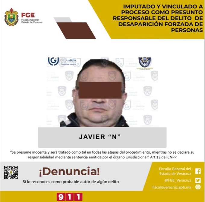 La Jornada - Vinculan A Proceso A Javier Duarte Por Desaparición Forzada